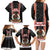 Vanuatu Christmas Family Matching Long Sleeve Bodycon Dress and Hawaiian Shirt Polynesian Tribal Snow Style LT03 - Polynesian Pride