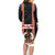 Vanuatu Christmas Family Matching Long Sleeve Bodycon Dress and Hawaiian Shirt Polynesian Tribal Snow Style LT03 - Polynesian Pride