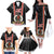 Vanuatu Christmas Family Matching Off Shoulder Long Sleeve Dress and Hawaiian Shirt Polynesian Tribal Snow Style LT03 - Polynesian Pride