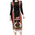 Vanuatu Christmas Long Sleeve Bodycon Dress Polynesian Tribal Snow Style LT03 Long Dress Black - Polynesian Pride