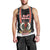 Vanuatu Christmas Men Tank Top Polynesian Tribal Snow Style LT03 - Polynesian Pride