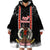 Vanuatu Christmas Wearable Blanket Hoodie Polynesian Tribal Snow Style LT03 - Polynesian Pride