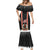 Personalised Vanuatu Christmas Mermaid Dress Polynesian Tribal Snow Style LT03 - Polynesian Pride