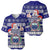 Samoa Christmas Baseball Jersey The Santa Coat of Arms with Samoa Bracelet Pattern LT03 - Polynesian Pride