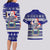 Samoa Christmas Couples Matching Long Sleeve Bodycon Dress and Hawaiian Shirt The Santa Coat of Arms with Samoa Bracelet Pattern LT03 - Polynesian Pride