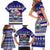 Samoa Christmas Family Matching Short Sleeve Bodycon Dress and Hawaiian Shirt The Santa Coat of Arms with Samoa Bracelet Pattern LT03 - Polynesian Pride