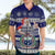 Samoa Christmas Hawaiian Shirt The Santa Coat of Arms with Samoa Bracelet Pattern LT03 - Polynesian Pride