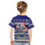 Samoa Christmas Kid T Shirt The Santa Coat of Arms with Samoa Bracelet Pattern LT03 - Polynesian Pride