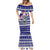 Samoa Christmas Mermaid Dress The Santa Coat of Arms with Samoa Bracelet Pattern LT03 - Polynesian Pride