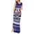 Samoa Christmas Tank Maxi Dress The Santa Coat of Arms with Samoa Bracelet Pattern LT03 - Polynesian Pride