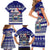 Custom Samoa Christmas Family Matching Short Sleeve Bodycon Dress and Hawaiian Shirt The Santa Coat of Arms with Samoa Bracelet Pattern LT03 - Polynesian Pride