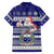 Custom Samoa Christmas Hawaiian Shirt The Santa Coat of Arms with Samoa Bracelet Pattern LT03 - Polynesian Pride