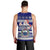 Custom Samoa Christmas Men Tank Top The Santa Coat of Arms with Samoa Bracelet Pattern LT03 - Polynesian Pride