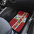 New Zealand Merry Christmas Car Mats Maori Animals, Koru Tattoo - Red Xmas Style