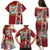 New Zealand Merry Christmas Family Matching Puletasi and Hawaiian Shirt Maori Animals, Koru Tattoo - Red Xmas Style