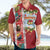 New Zealand Merry Christmas Hawaiian Shirt Maori Animals, Koru Tattoo - Red Xmas Style