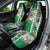 New Zealand Merry Christmas Car Seat Cover Maori Animals, Koru Tattoo - Green Xmas Style