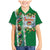 New Zealand Merry Christmas Family Matching Mermaid Dress and Hawaiian Shirt Maori Animals, Koru Tattoo - Green Xmas Style