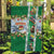 New Zealand Merry Christmas Garden Flag Maori Animals, Koru Tattoo - Green Xmas Style