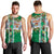 New Zealand Merry Christmas Men Tank Top Maori Animals, Koru Tattoo - Green Xmas Style