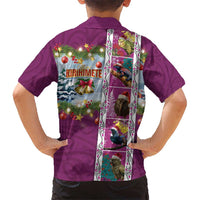 New Zealand Merry Christmas Hawaiian Shirt Maori Animals, Koru Tattoo - Pink Xmas Style LT03 - Polynesian Pride