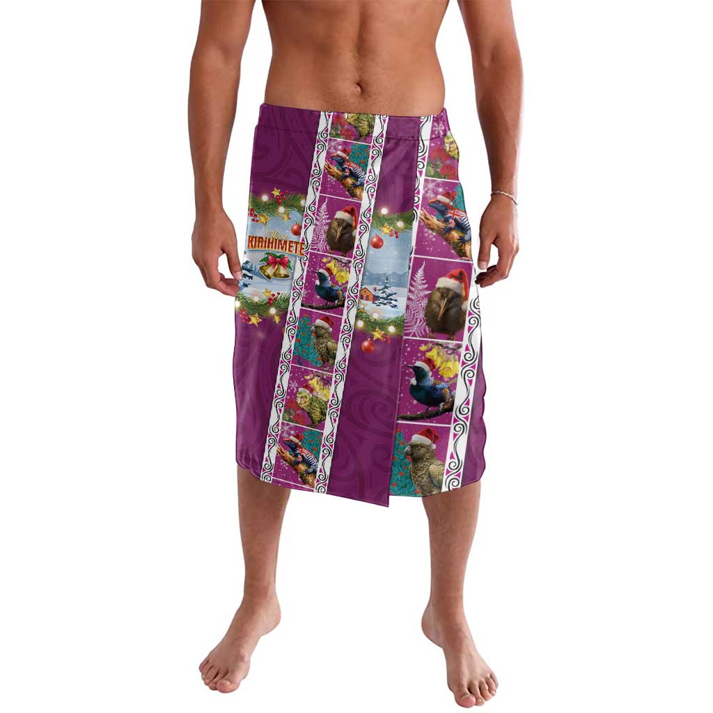 New Zealand Merry Christmas Lavalava Maori Animals, Koru Tattoo - Pink Xmas Style LT03 Pink - Polynesian Pride
