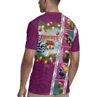 New Zealand Merry Christmas Rugby Jersey Maori Animals, Koru Tattoo - Pink Xmas Style