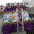 New Zealand Merry Christmas Bedding Set Maori Animals, Koru Tattoo - Purple Xmas Style