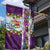 New Zealand Merry Christmas Garden Flag Maori Animals, Koru Tattoo - Purple Xmas Style