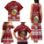 Tuvalu Christmas Family Matching Tank Maxi Dress and Hawaiian Shirt Snowman and Tuvalu Coat of Arms Maori Tribal Xmas Style LT03 - Polynesian Pride