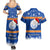 Marshall Islands Christmas Couples Matching Summer Maxi Dress and Hawaiian Shirt Santa Claus and Coat of Arms Mix Polynesian Xmas Style LT03 - Polynesian Pride