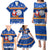 Marshall Islands Christmas Family Matching Puletasi Dress and Hawaiian Shirt Santa Claus and Coat of Arms Mix Polynesian Xmas Style LT03 - Polynesian Pride