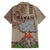 Hawaii Family Matching Puletasi Dress and Hawaiian Shirt Aloha Volcano Mix Kakau Hawaiian Tribal LT03 - Polynesian Pride