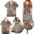 Hawaii Family Matching Summer Maxi Dress and Hawaiian Shirt Aloha Volcano Mix Kakau Hawaiian Tribal LT03 - Polynesian Pride