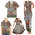 Hawaii Family Matching Tank Maxi Dress and Hawaiian Shirt Aloha Volcano Mix Kakau Hawaiian Tribal LT03 - Polynesian Pride