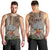 Hawaii Men Tank Top Aloha Volcano Mix Kakau Hawaiian Tribal LT03 - Polynesian Pride