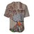 Aloha Volcano Custom Baseball Jersey Mix Hawaiian Kakau Tribal LT03 - Polynesian Pride