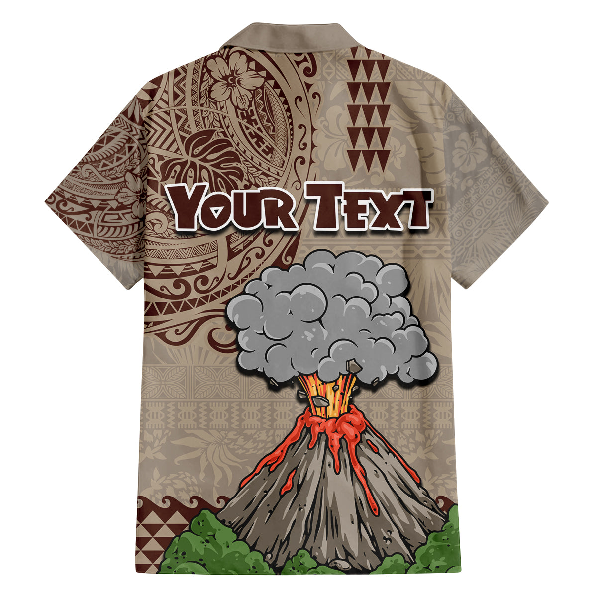 Aloha Volcano Custom Family Matching Summer Maxi Dress and Hawaiian Shirt Mix Hawaiian Kakau Tribal LT03 - Polynesian Pride