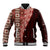 Tonga Fonulei and Ngatu Pattern Baseball Jacket LT03 Unisex Red - Polynesian Pride