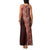 Tonga Fonulei and Ngatu Pattern Family Matching Tank Maxi Dress and Hawaiian Shirt LT03 - Polynesian Pride