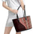 Tonga Fonulei and Ngatu Pattern Leather Tote Bag LT03 - Polynesian Pride