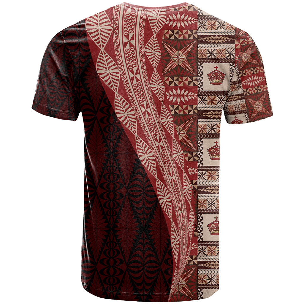 Tonga Fonulei and Ngatu Pattern T Shirt LT03 - Polynesian Pride