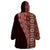 Tonga Fonulei and Ngatu Pattern Wearable Blanket Hoodie LT03 - Polynesian Pride