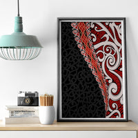 New Zealand Maori Stylized Koru Canvas Wall Art LT03 - Polynesian Pride