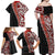 New Zealand Maori Stylized Koru Family Matching Off Shoulder Maxi Dress and Hawaiian Shirt LT03 - Polynesian Pride