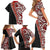 New Zealand Maori Stylized Koru Family Matching Short Sleeve Bodycon Dress and Hawaiian Shirt LT03 - Polynesian Pride