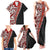 New Zealand Maori Stylized Koru Family Matching Tank Maxi Dress and Hawaiian Shirt LT03 - Polynesian Pride