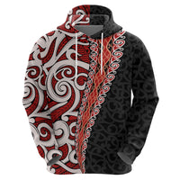 New Zealand Maori Stylized Koru Hoodie LT03 - Polynesian Pride