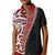 New Zealand Maori Stylized Koru Kid Polo Shirt LT03 Kid Red - Polynesian Pride