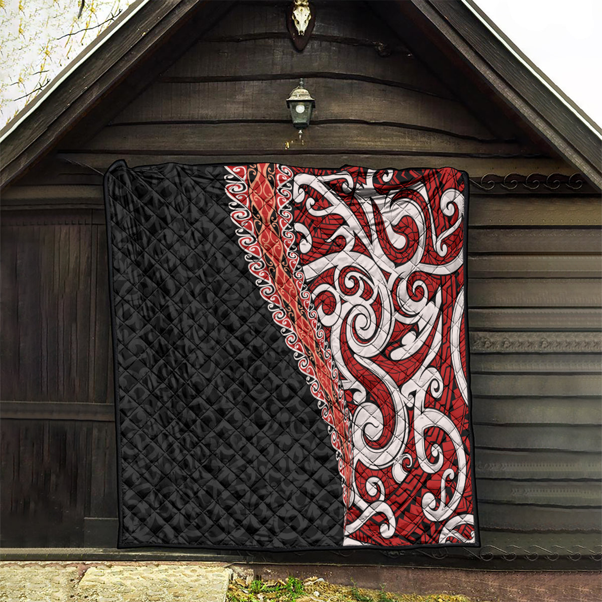 New Zealand Maori Stylized Koru Quilt LT03 - Polynesian Pride
